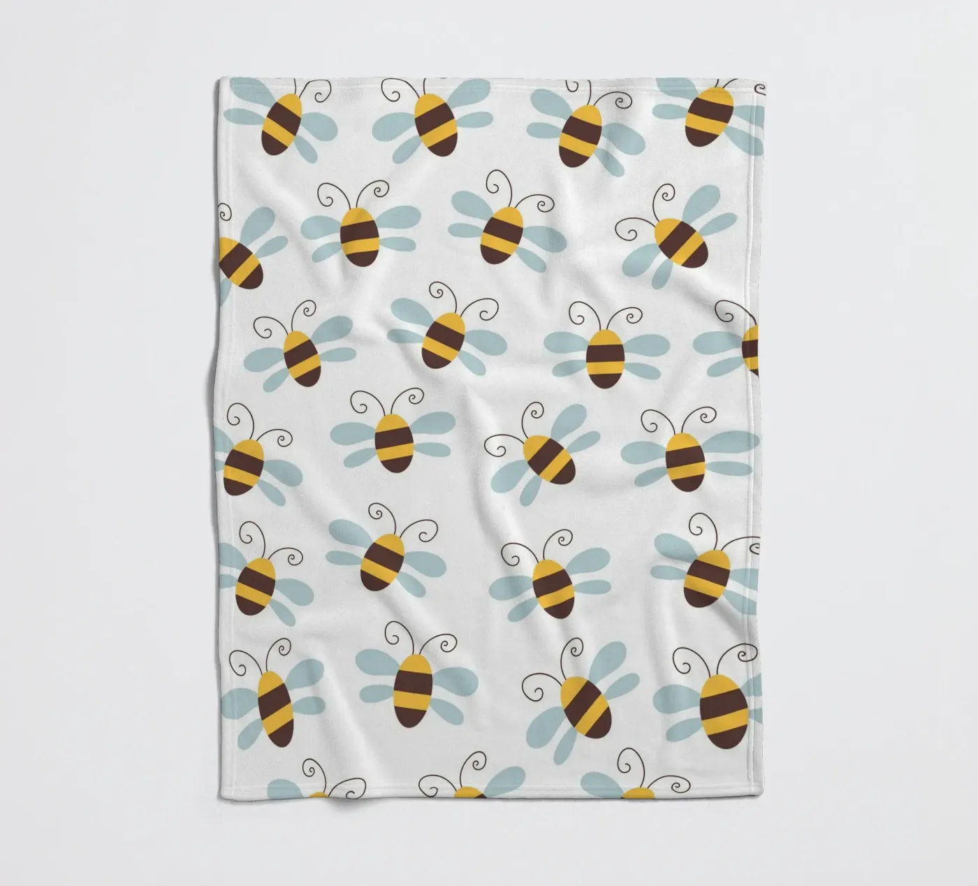 Bees pattern Fleecedecke von Happypatterns