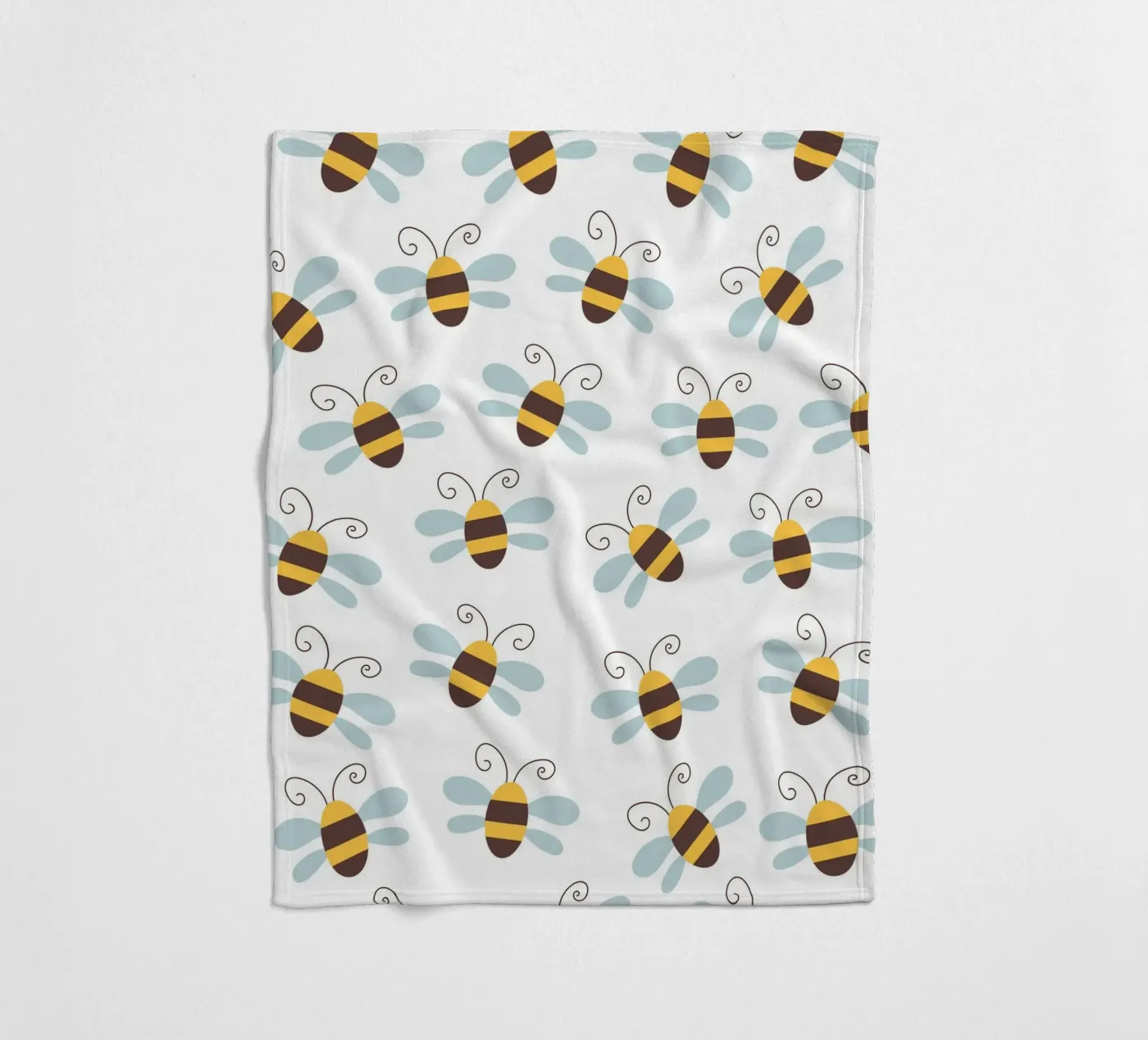 Bees pattern Fleecedecke von Happypatterns