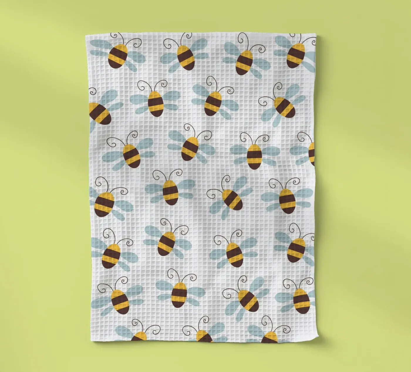 Bees pattern Geschirrtuch von Happypatterns