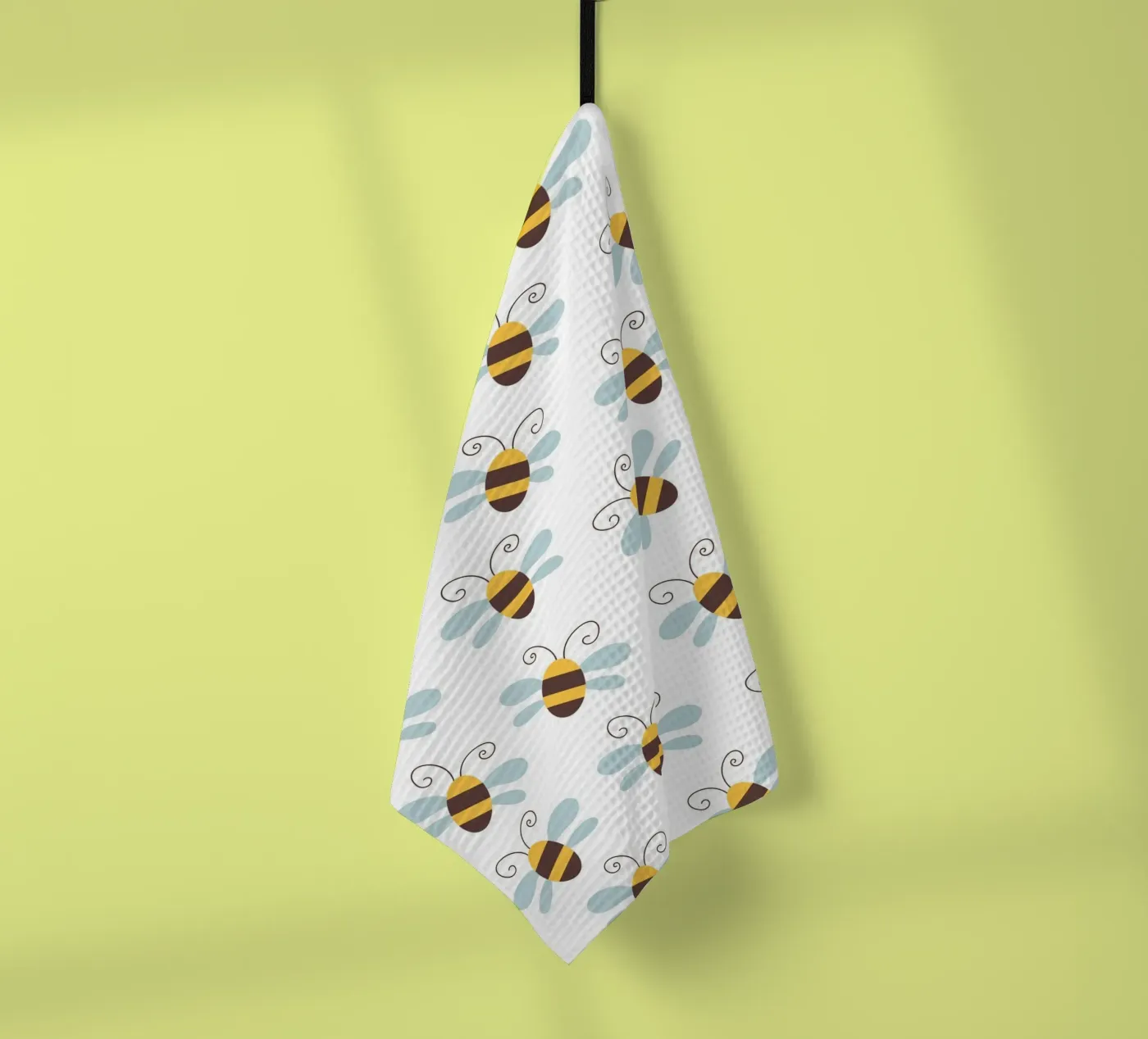 Bees pattern Geschirrtuch von Happypatterns