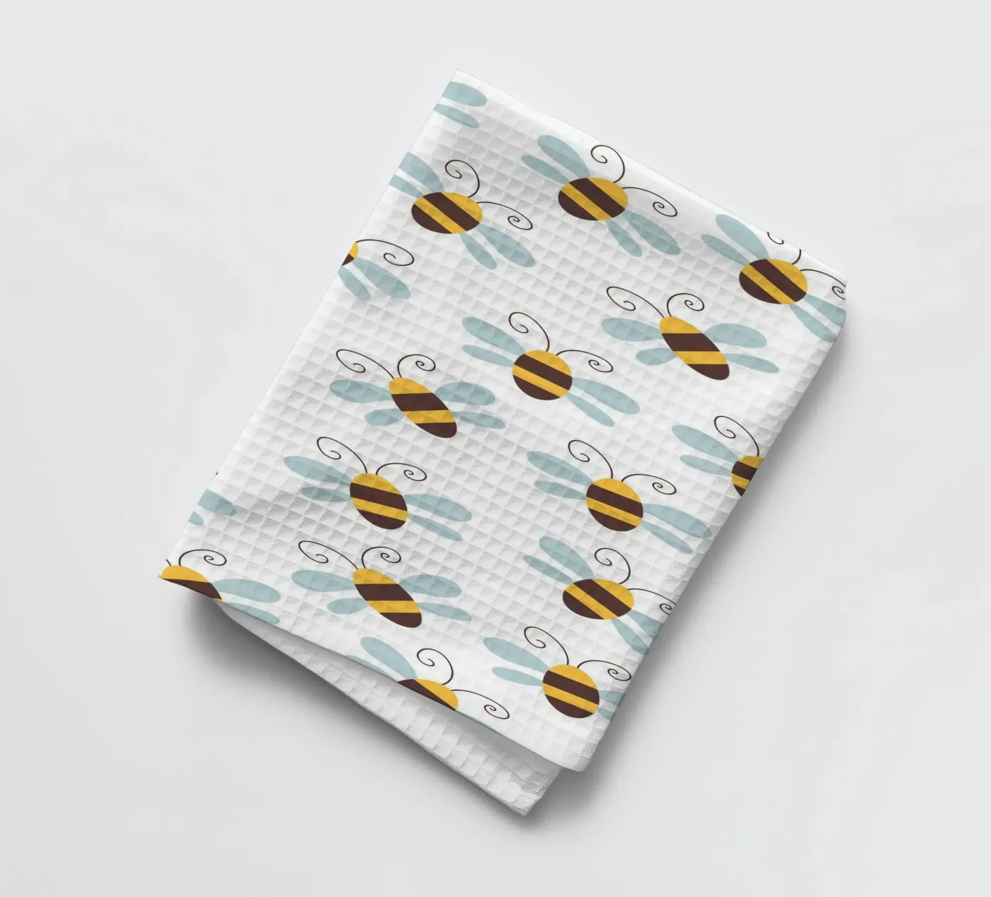 Bees pattern Geschirrtuch von Happypatterns
