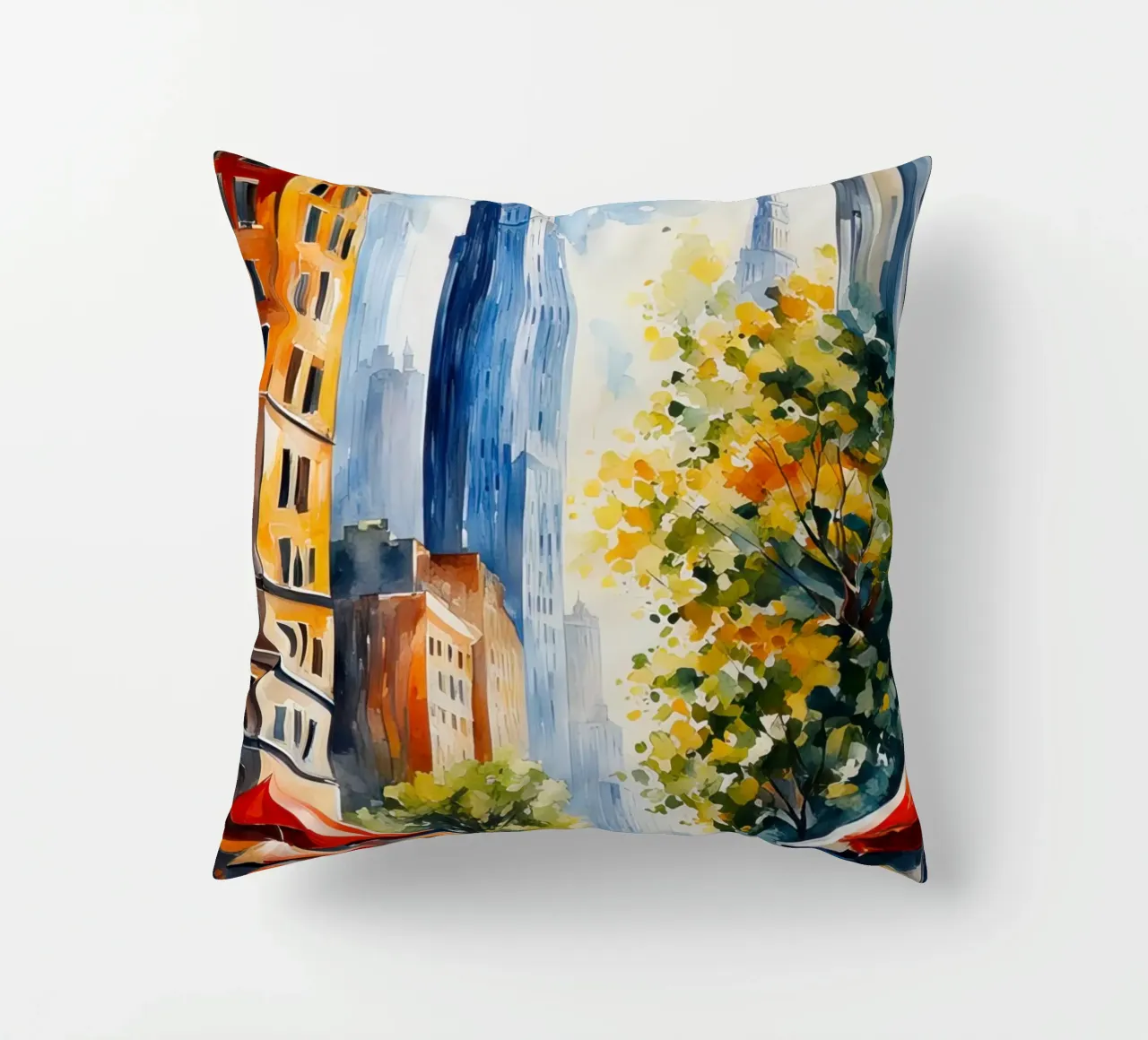 Acquerello di New York cuscino da 🎁 ARTVI-SHOP