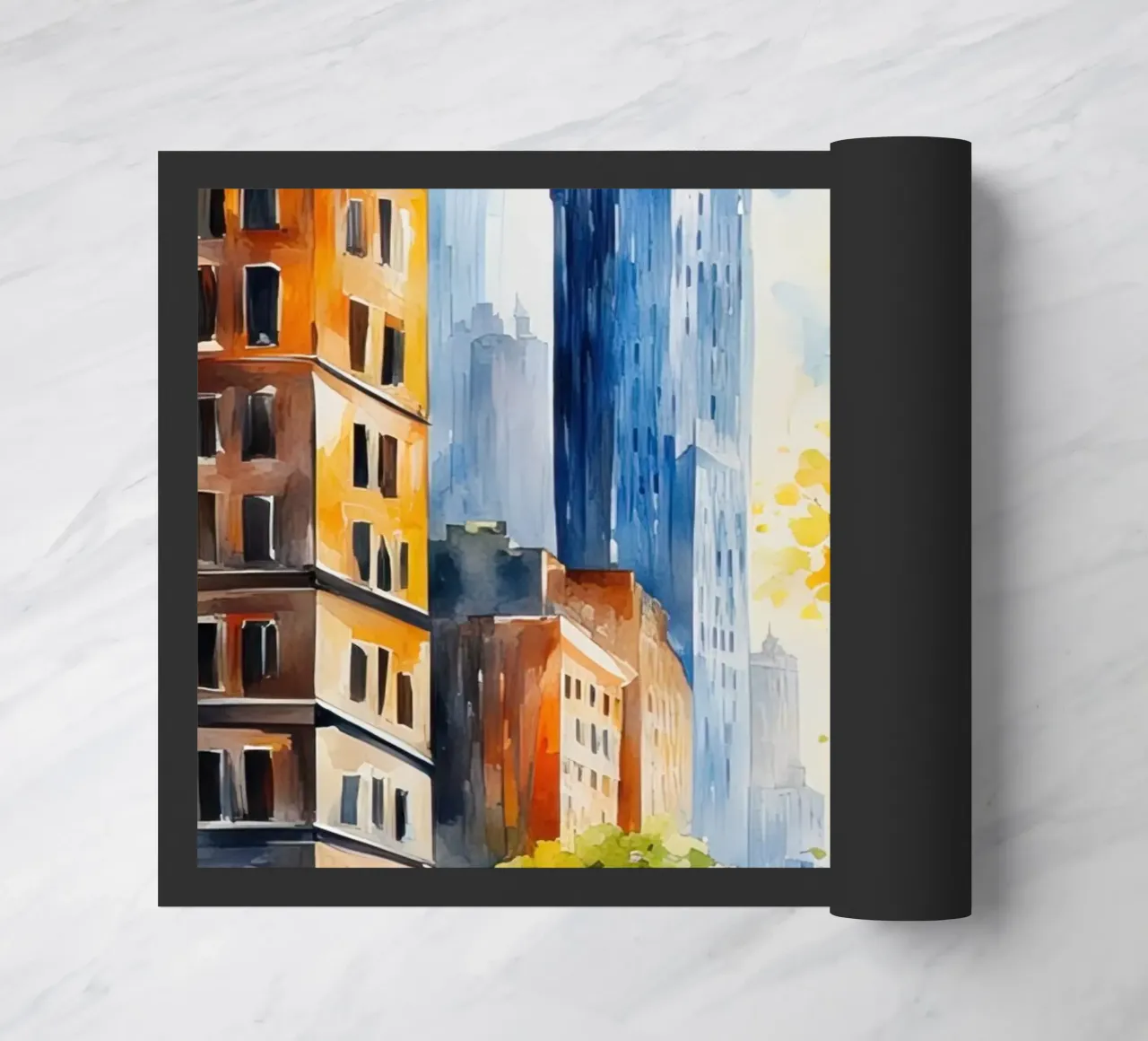 Acquerello di New York zerbino da 🎁 ARTVI-SHOP