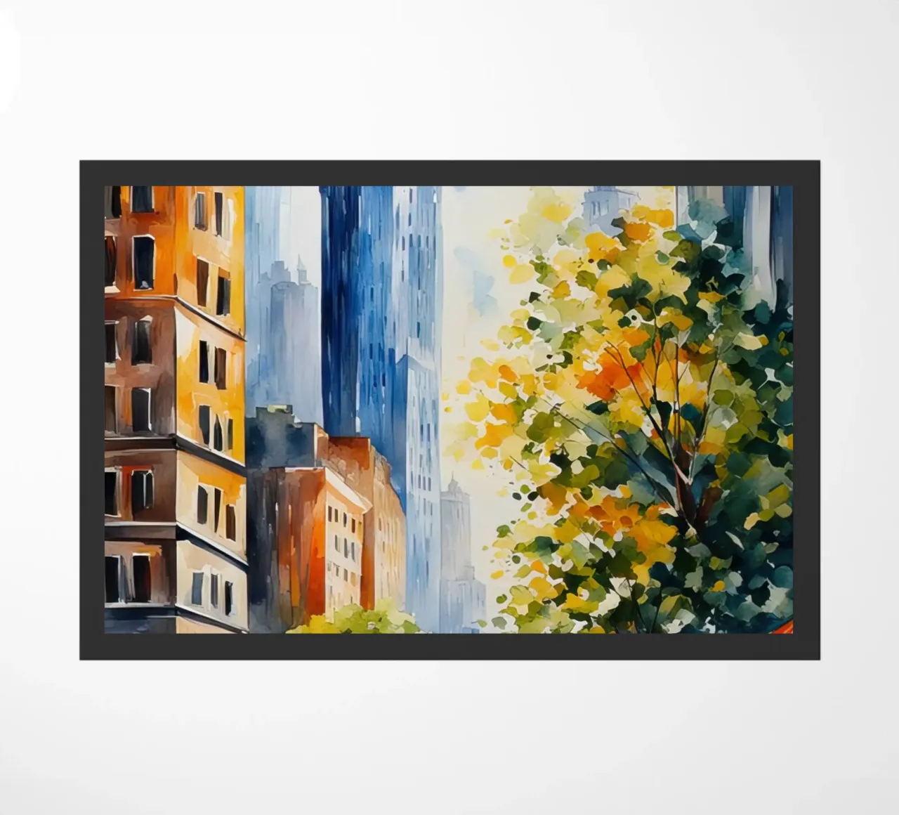 Acquerello di New York zerbino da 🎁 ARTVI-SHOP