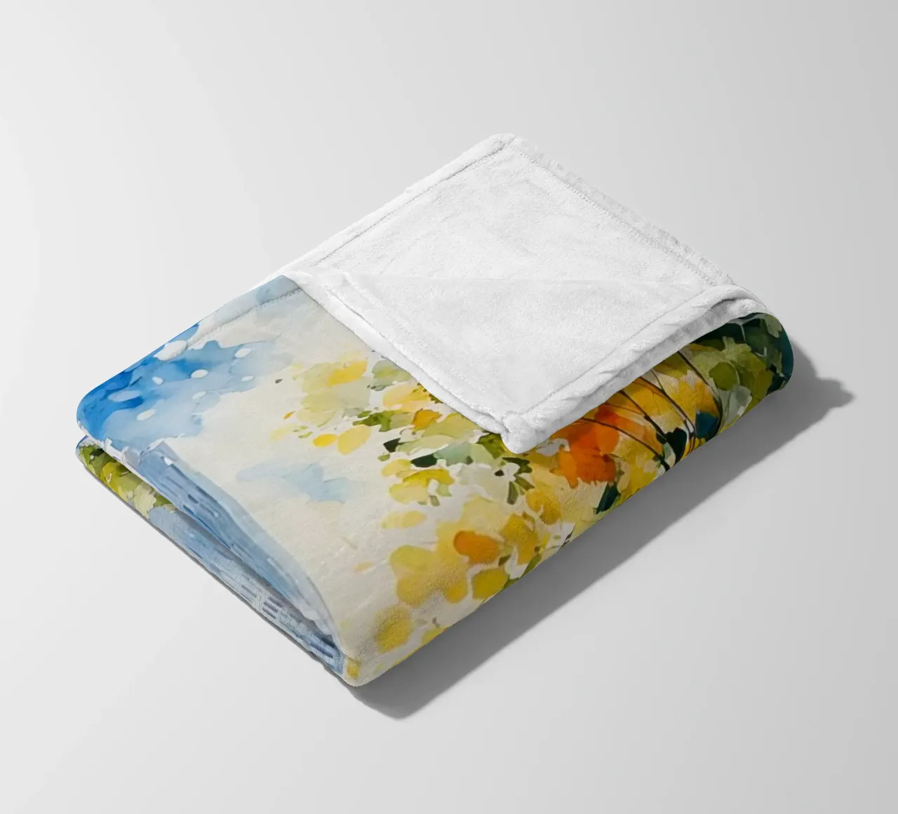 Acquerello di New York coperta in pile da 🎁 ARTVI-SHOP