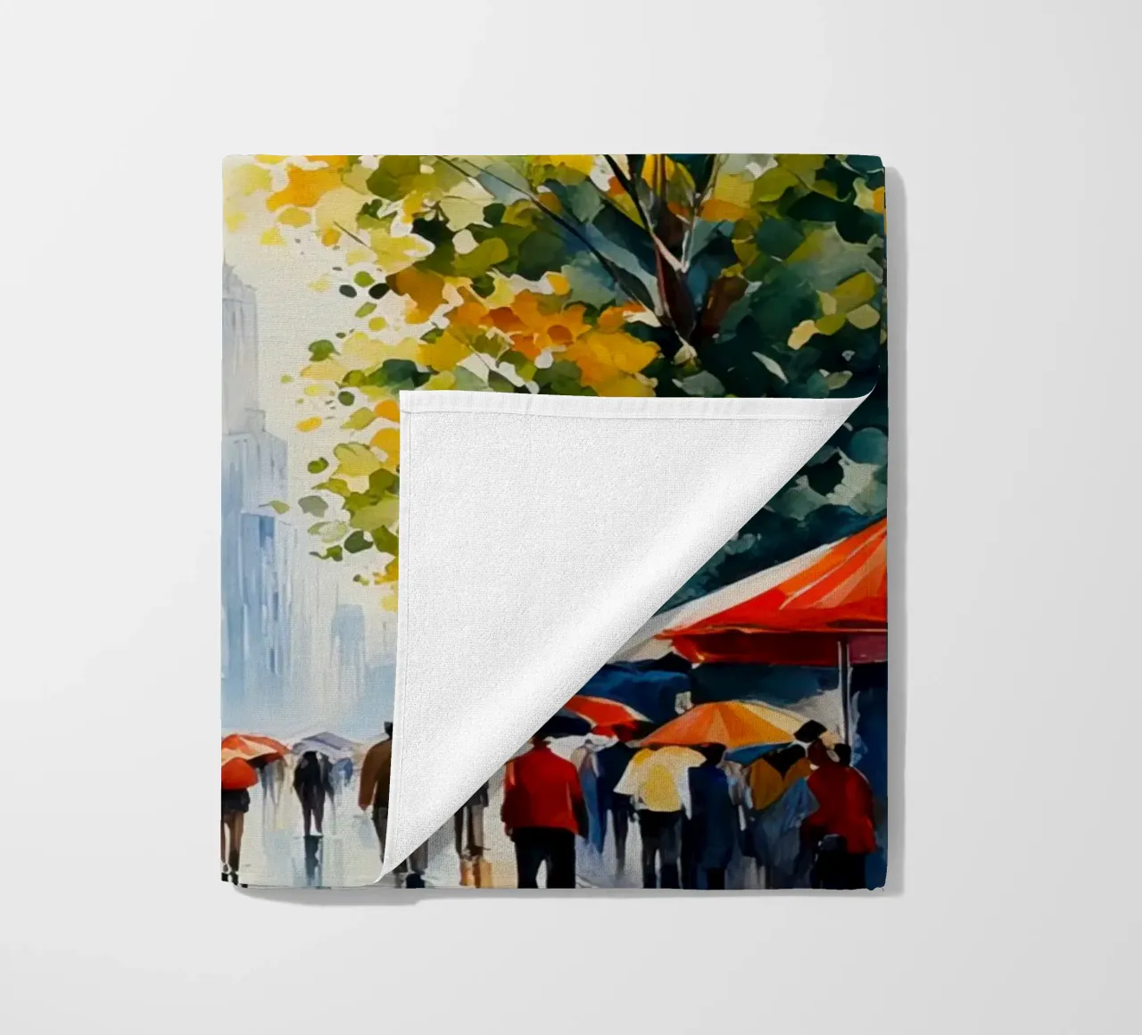 Acquerello di New York telo mare da 🎁 ARTVI-SHOP