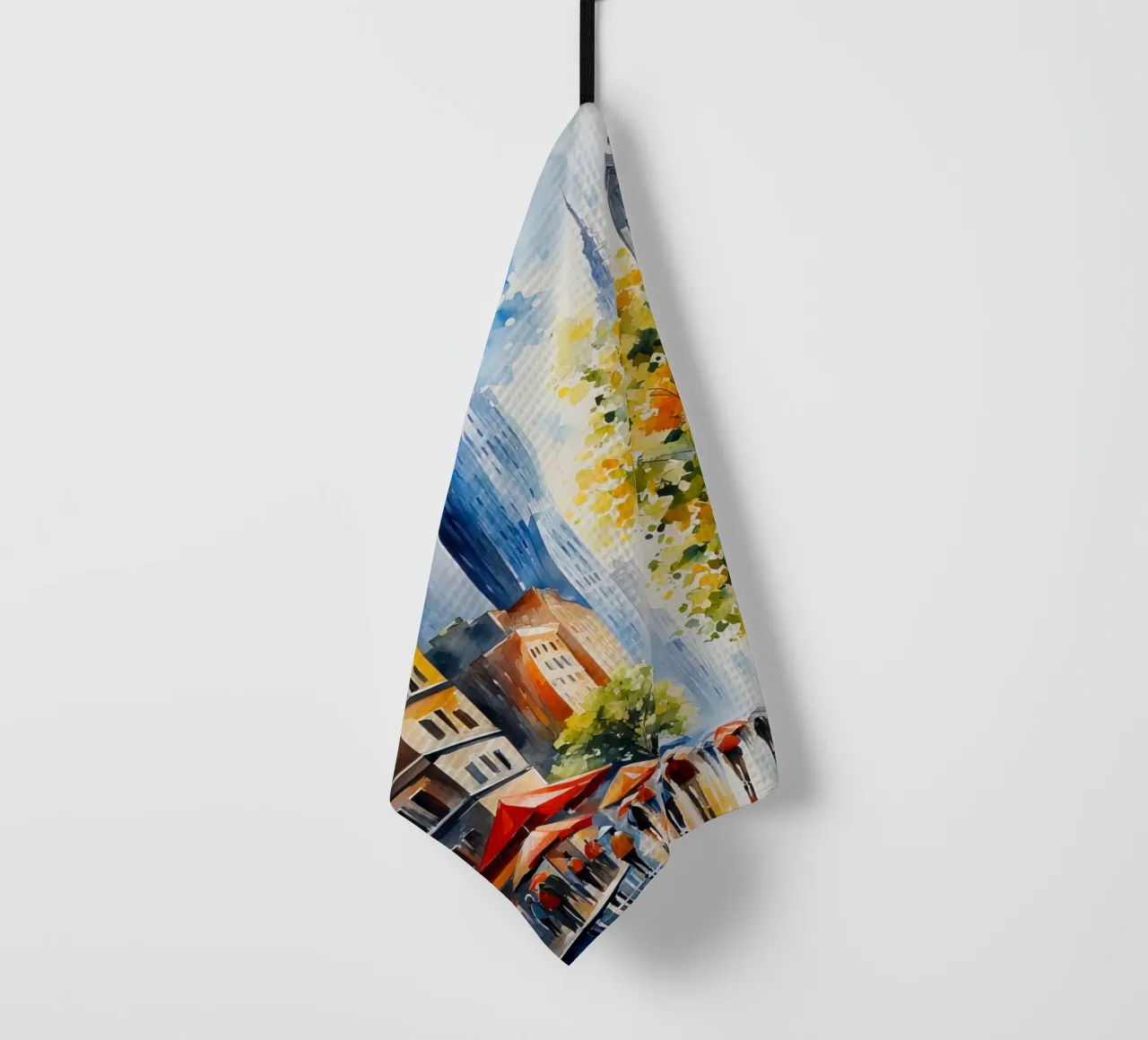 Acquerello di New York canovaccio da cucina da 🎁 ARTVI-SHOP