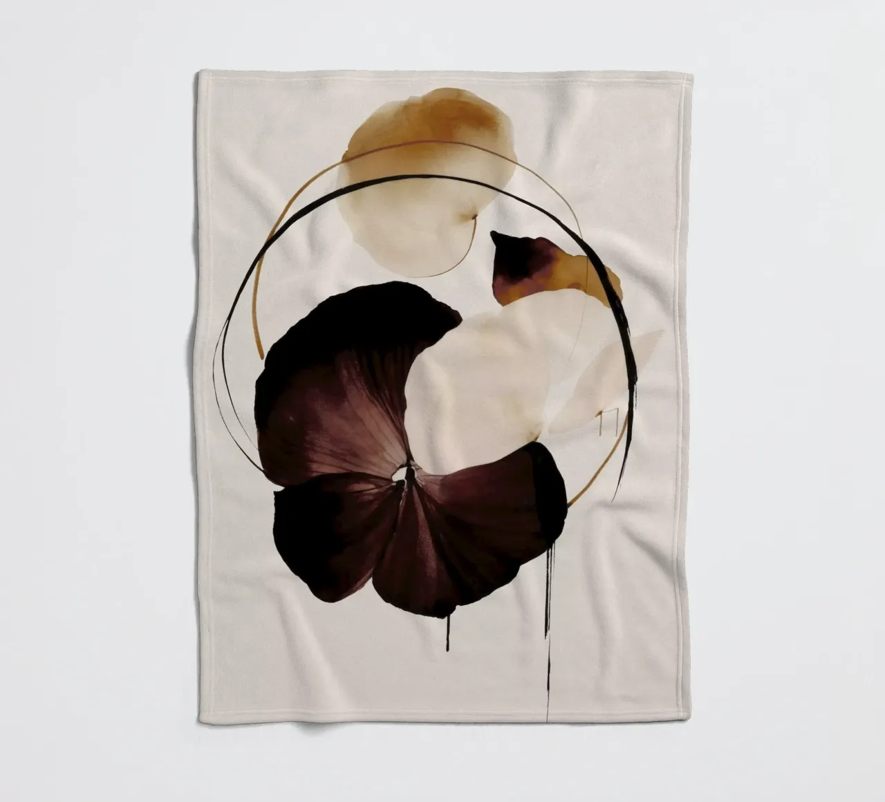 Halo flowers No 10 coperta in pile da treechild