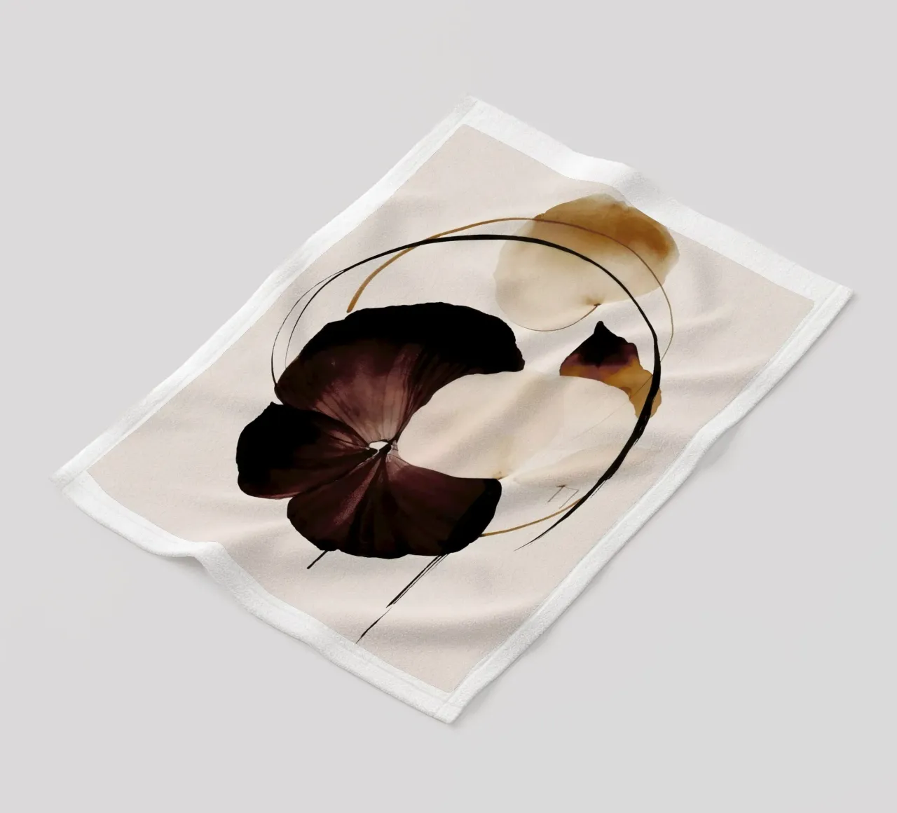 Halo flowers No 10 coperta in pile da treechild