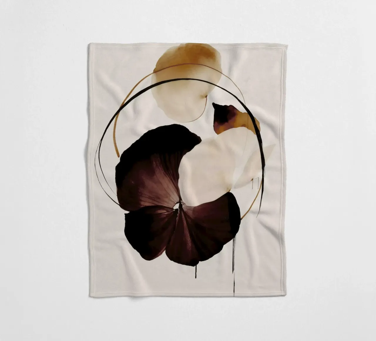 Halo flowers No 10 coperta in pile da treechild