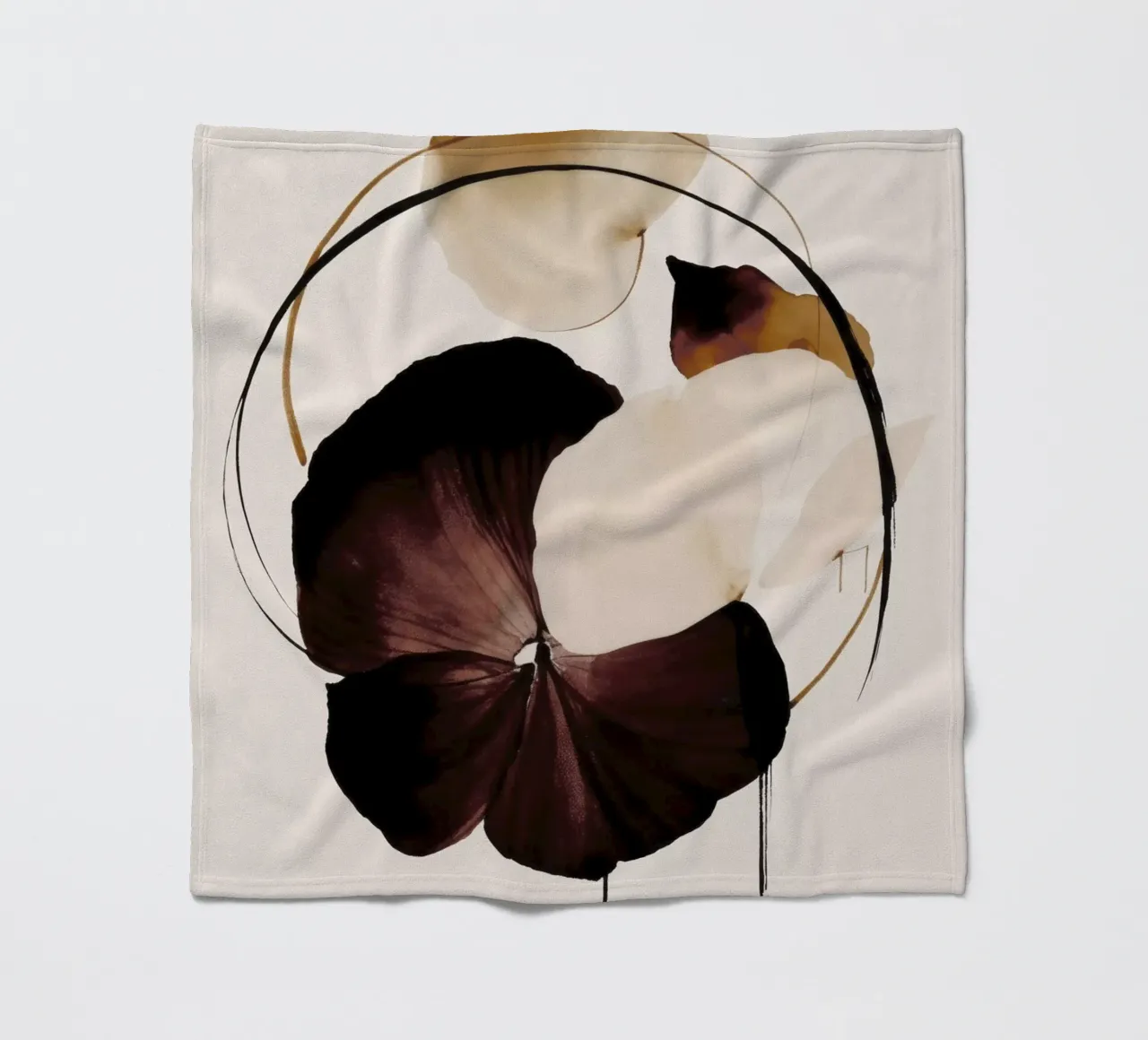 Halo flowers No 10 coperta in pile da treechild