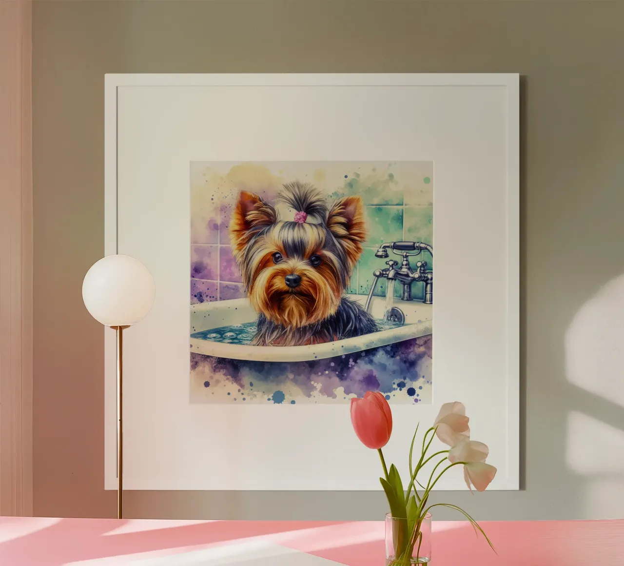 Yorkshire terrier hahnemühle by 🎁 ARTVI-SHOP