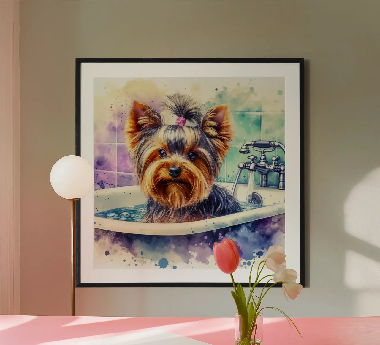 Yorkshire terrier hahnemühle by 🎁 ARTVI-SHOP