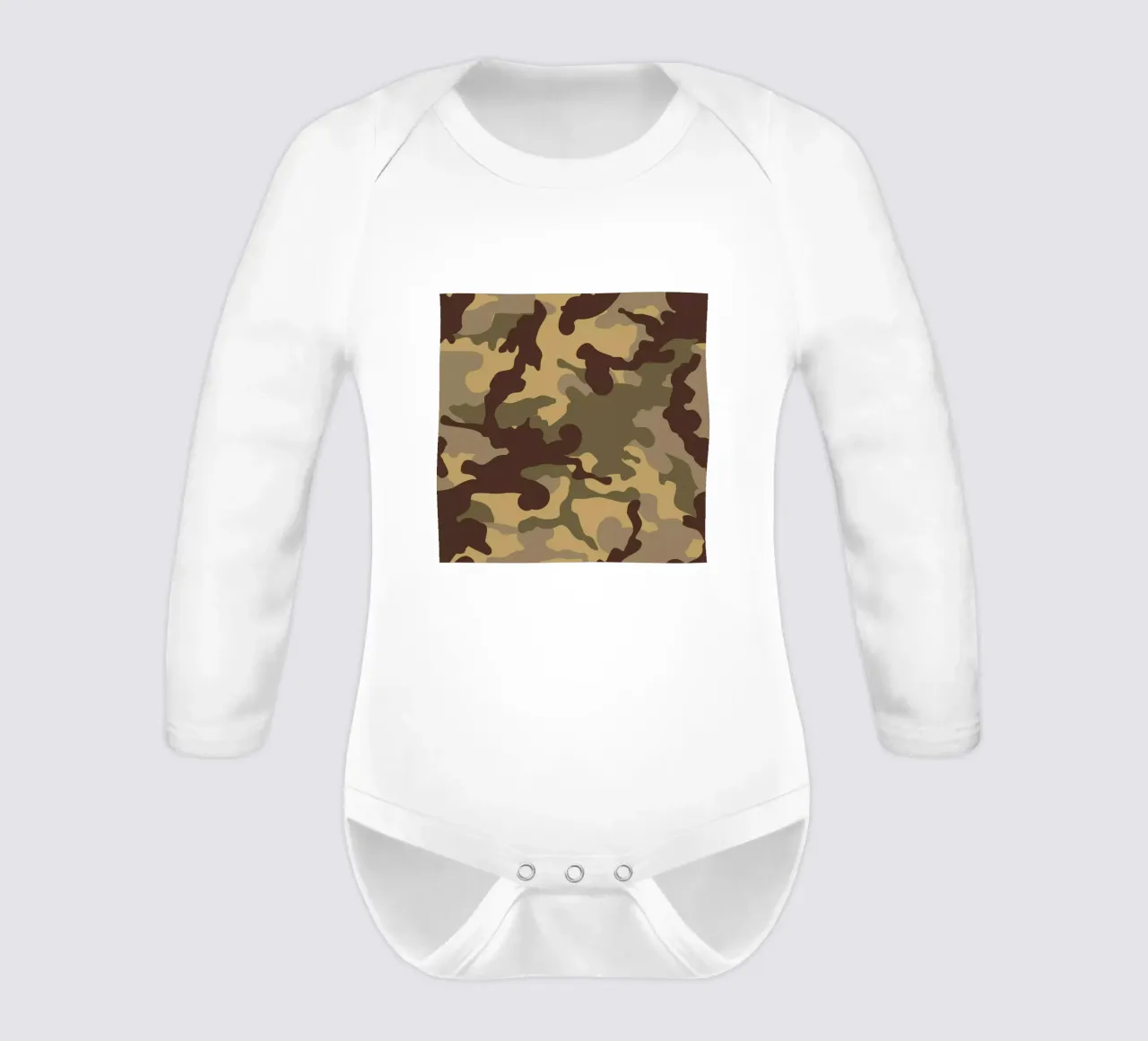 Militär-Tarnung Langarm Babybody von 🎁 ARTVI-SHOP