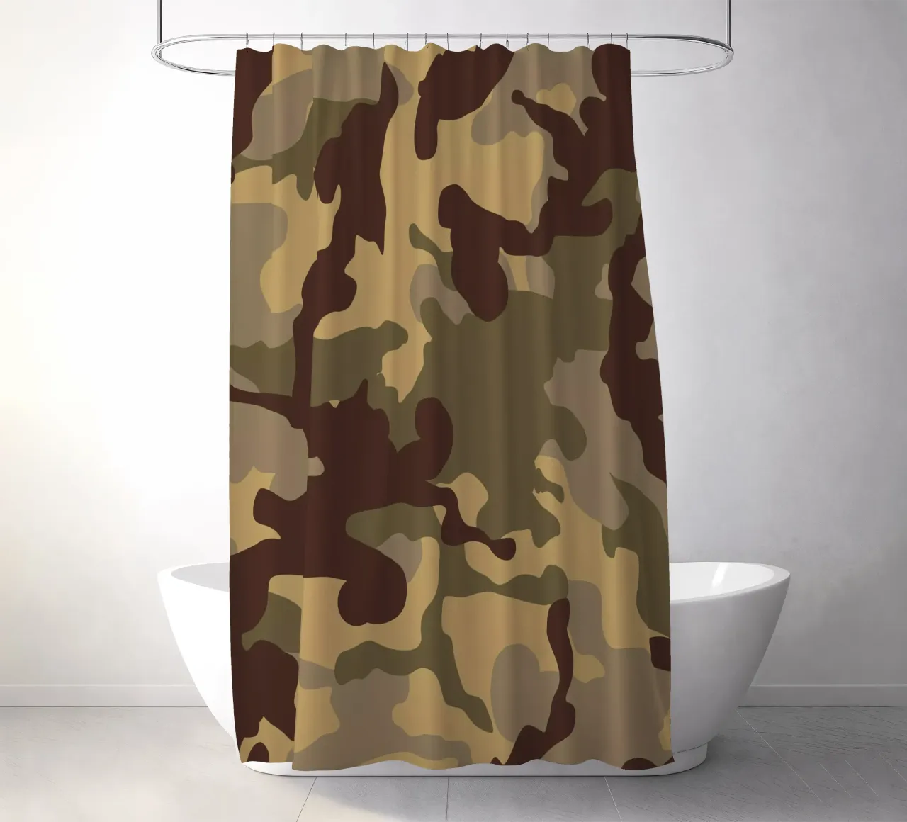 Militär-Tarnung Duschvorhang von 🎁 ARTVI-SHOP
