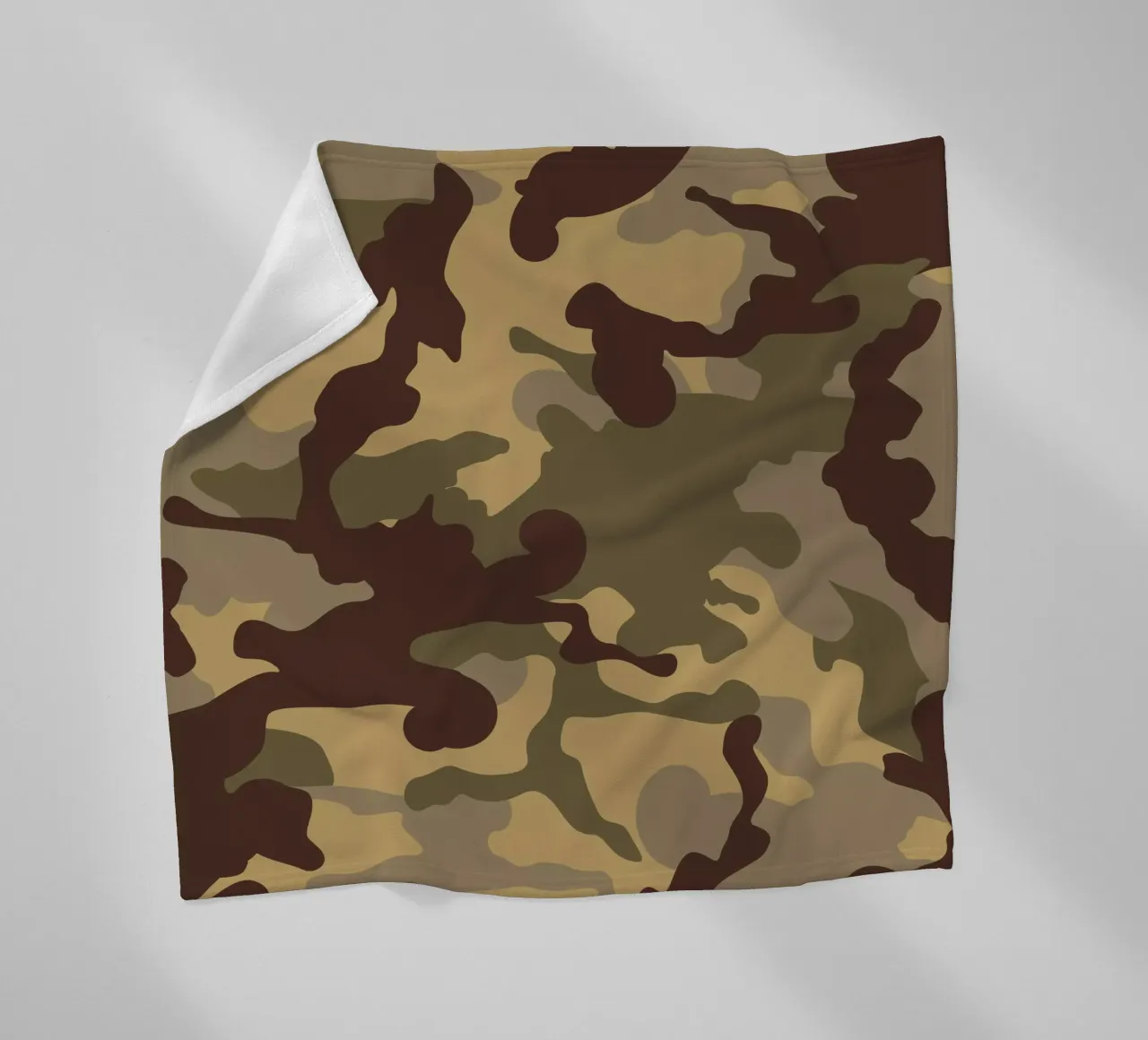 Militär-Tarnung Fleecedecke von 🎁 ARTVI-SHOP