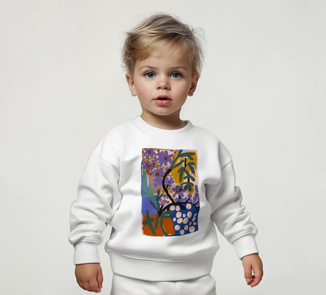 Botanic Impression felpa neonato da treechild