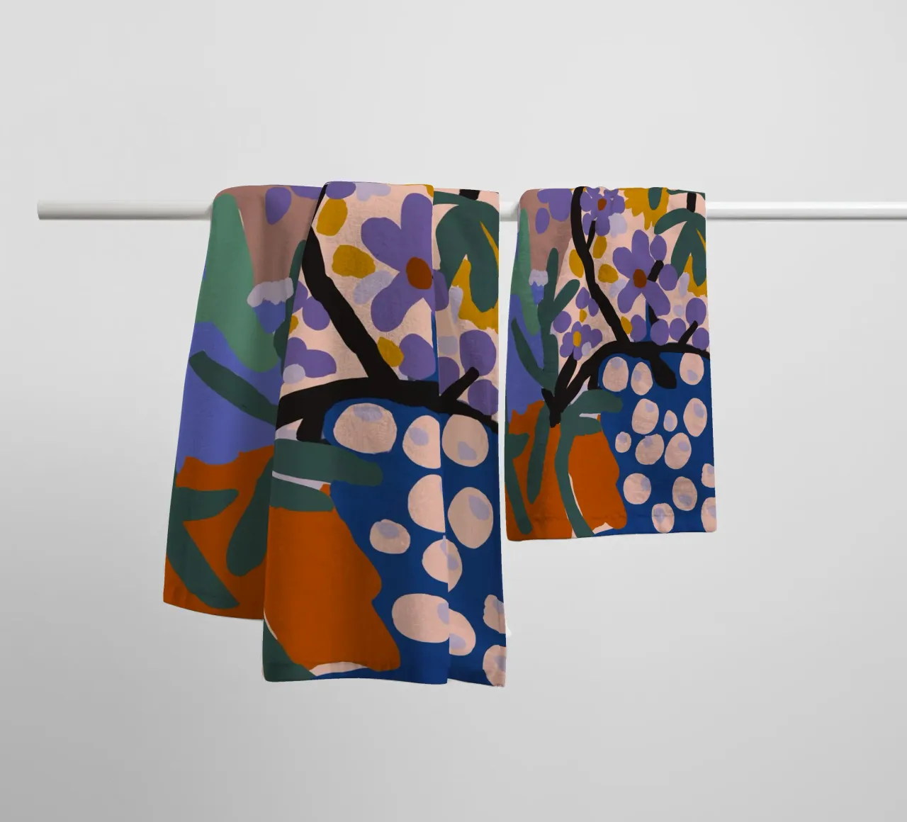 Botanic Impression asciugamano da bagno da treechild