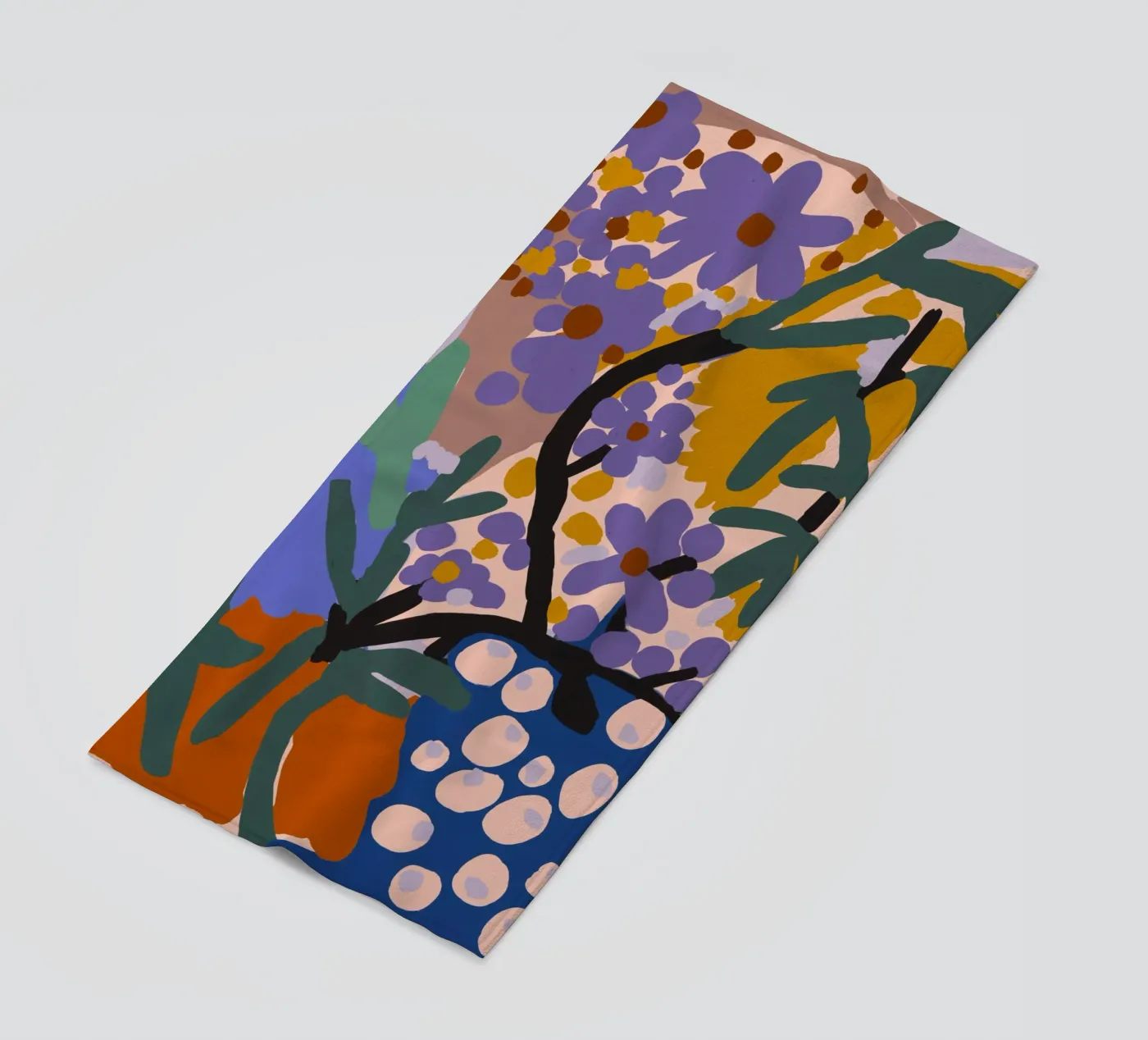 Botanic Impression strandhanddoek van treechild