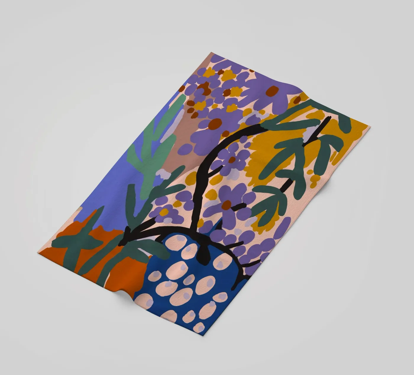 Botanic Impression strandhanddoek van treechild