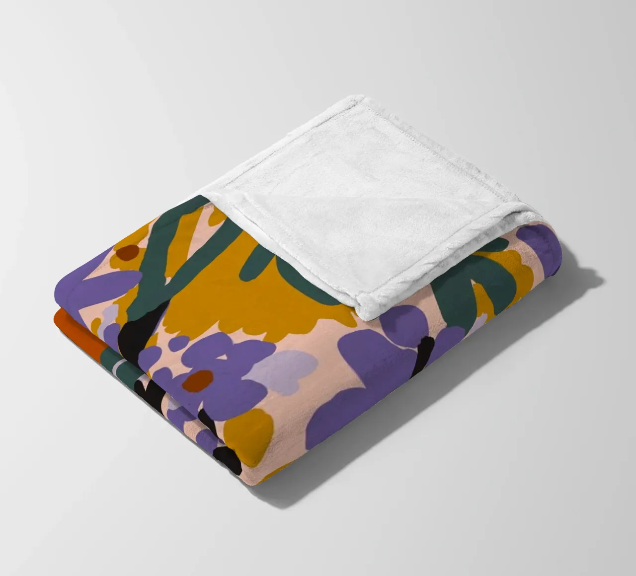 Botanic Impression coperta in pile da treechild