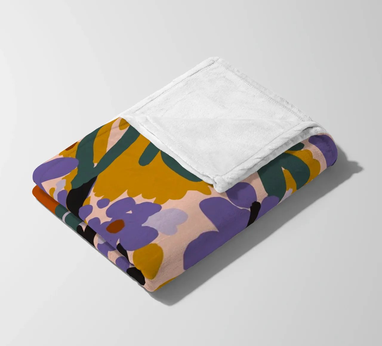 Botanic Impression coperta in pile da treechild