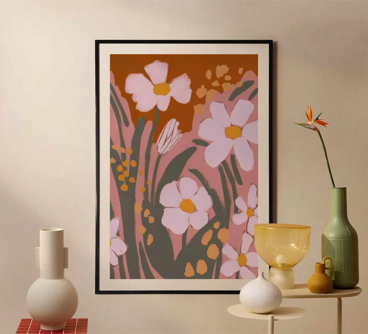 Pastel Flower Impression No 11 carta hahnemühle da treechild