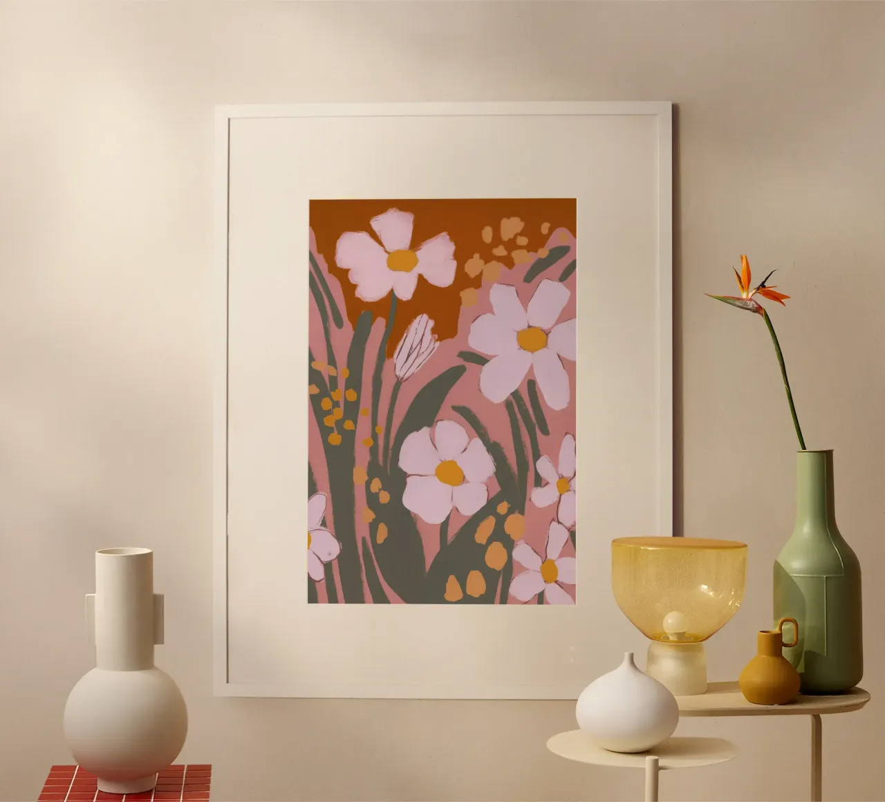 Pastel Flower Impression No 11 carta hahnemühle da treechild