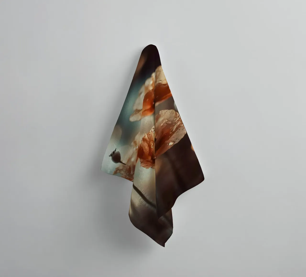 Wet Poppy No 1 asciugamano da bagno da treechild
