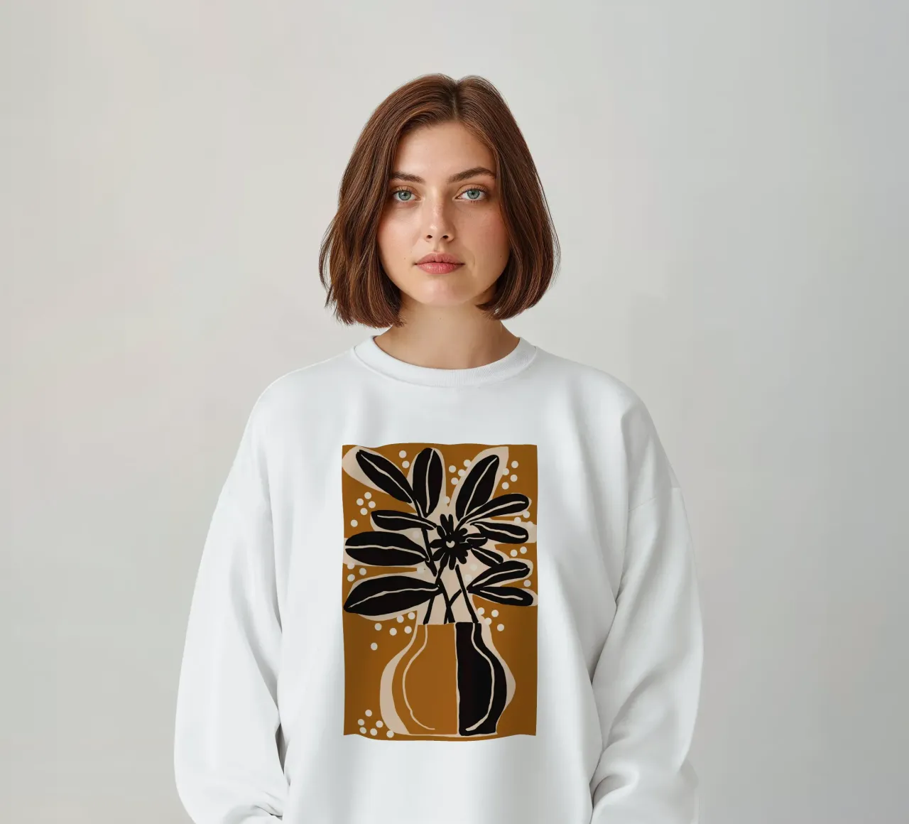 Ochre Still Life No 6 felpa da treechild