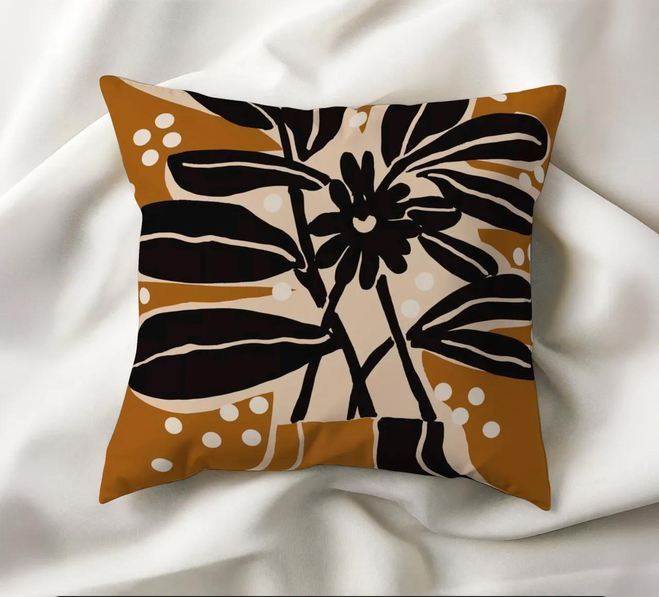 Ochre Still Life No 6 cuscino da treechild
