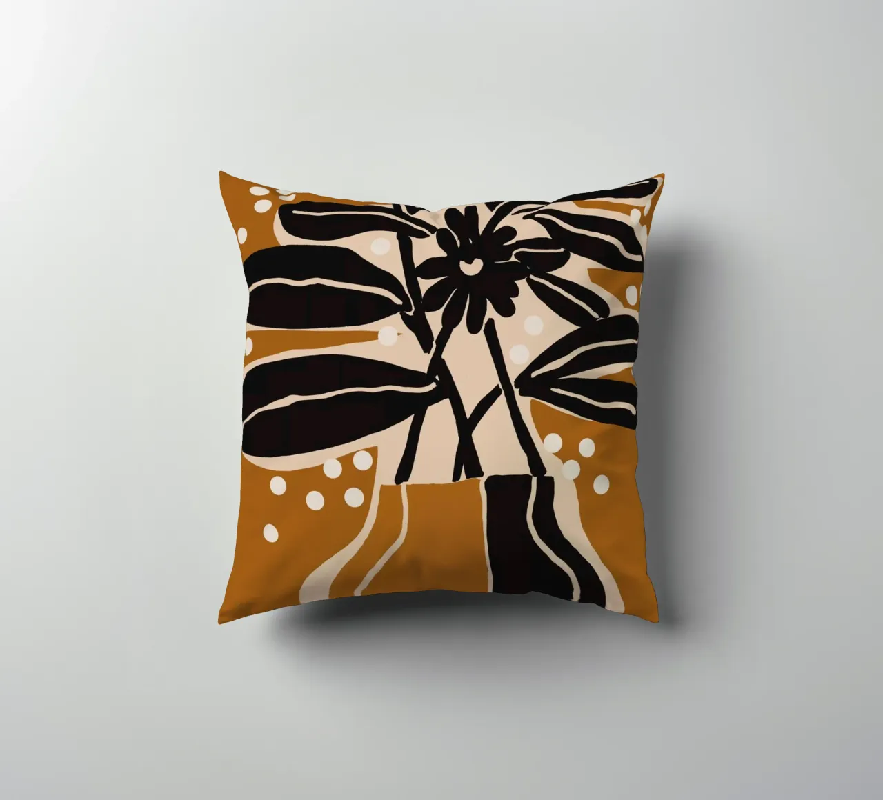 Ochre Still Life No 6 cuscino da treechild