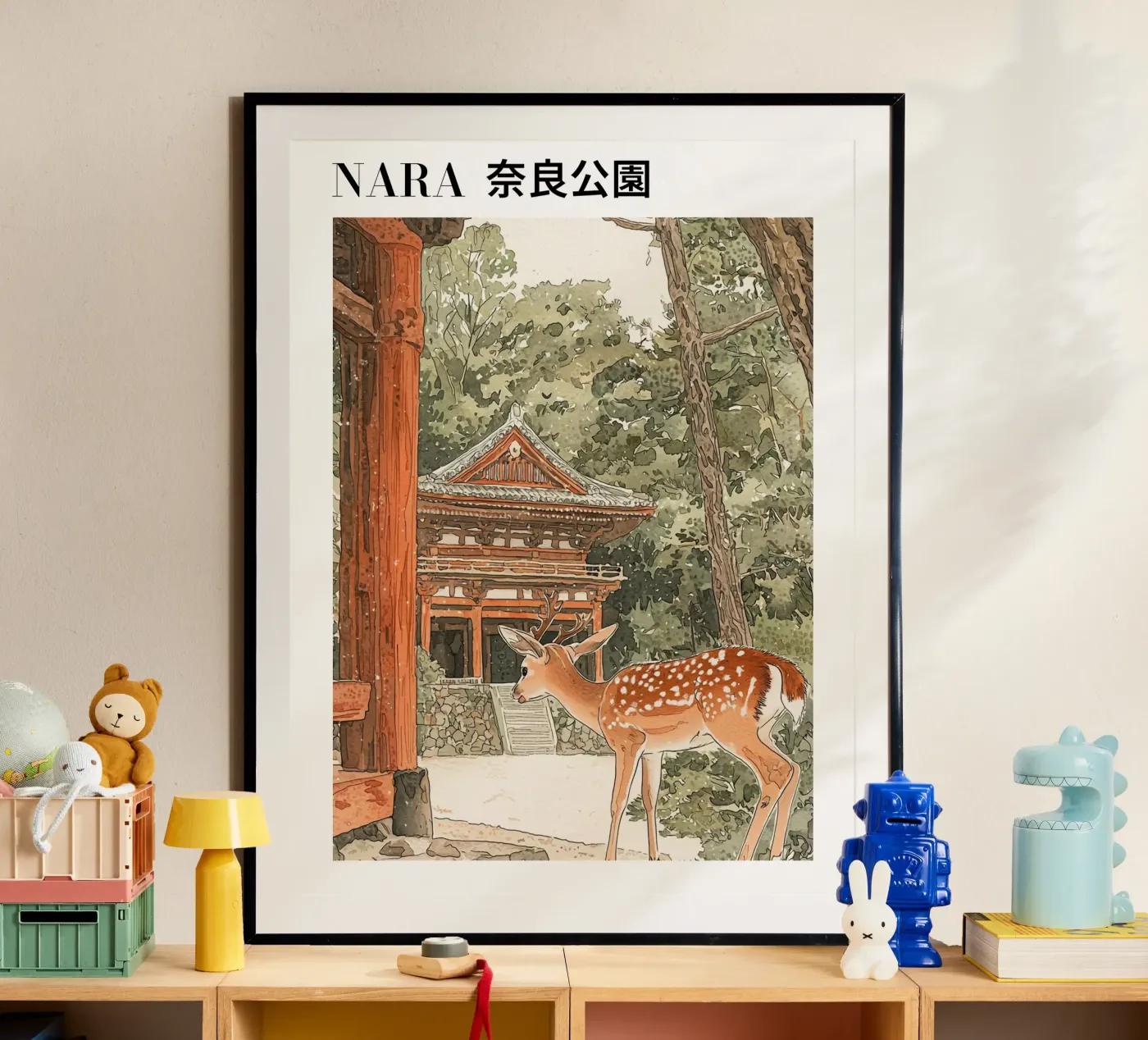 Nara - 奈良公園 poster van Sugoi
