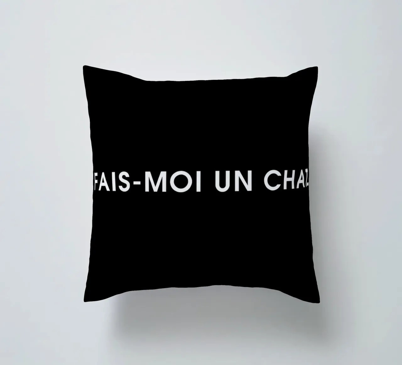 Fais-moi un chat - Black cuscino da Intertitres