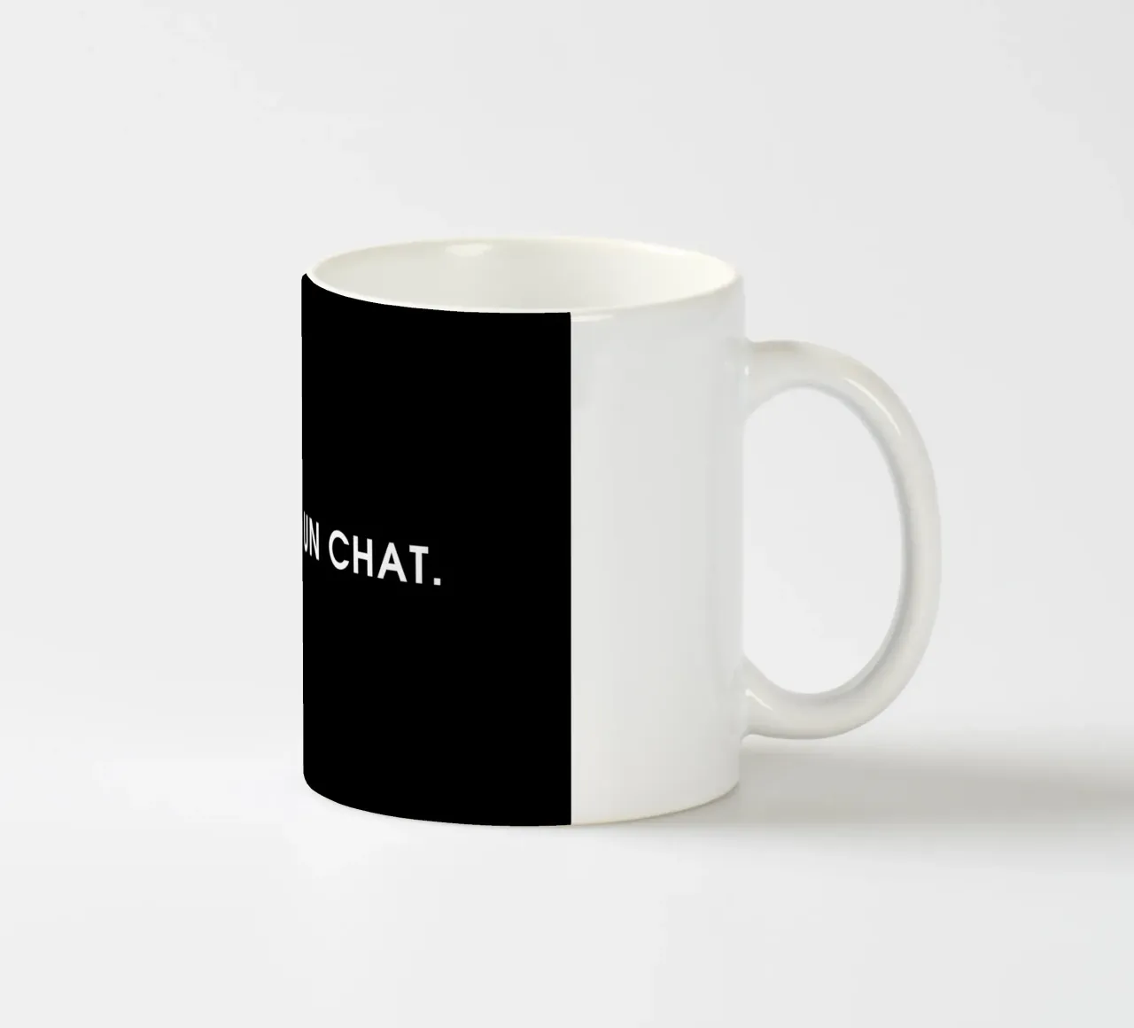 Fais-moi un chat - Black tazza in ceramica da Intertitres