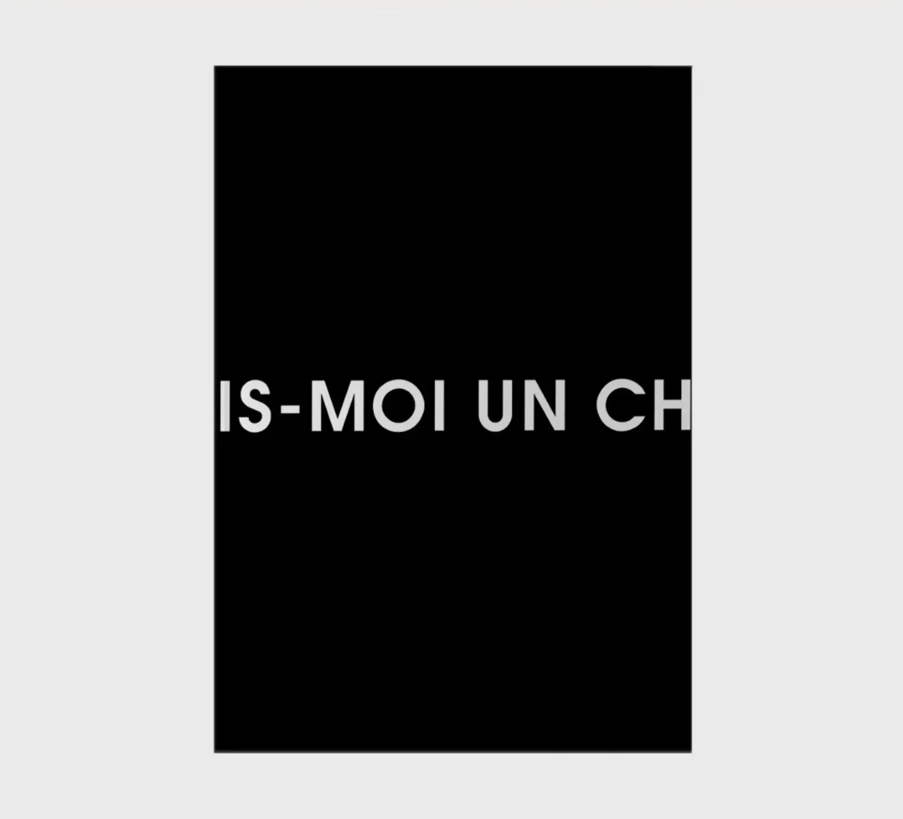 Fais-moi un chat - Black notebook by Intertitres