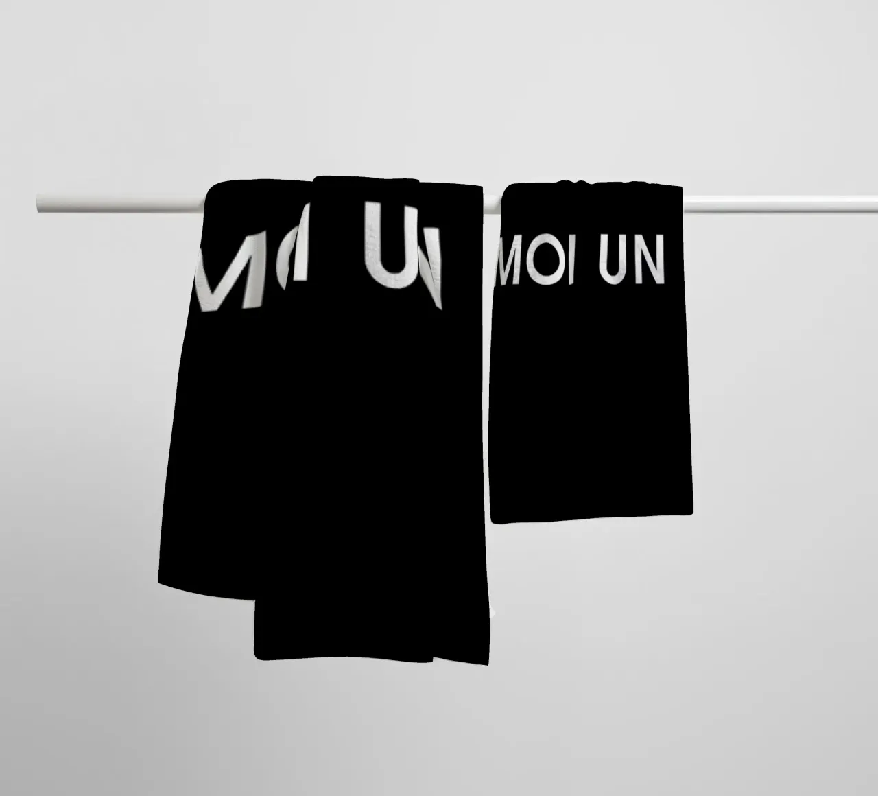 Fais-moi un chat - Black asciugamano da bagno da Intertitres