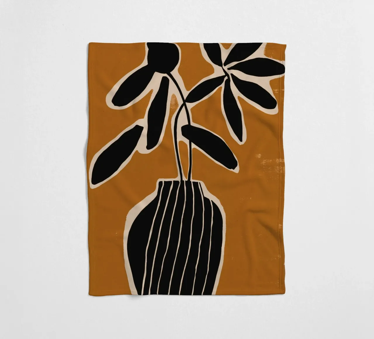Ochre Still Life No 2 coperta in pile da treechild