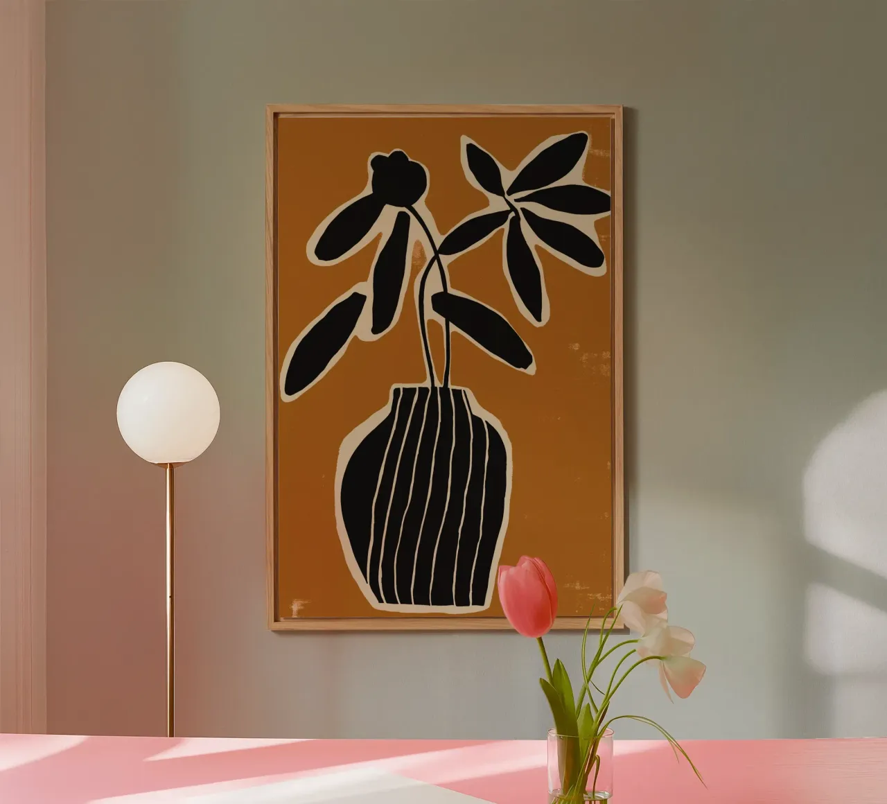 Ochre Still Life No 2 alluminio dibond da treechild