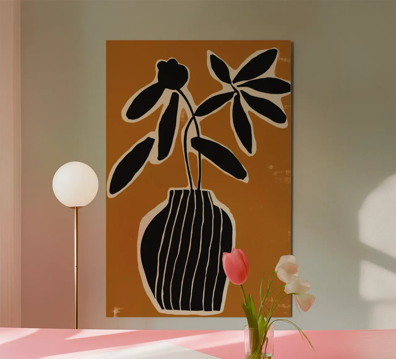 Ochre Still Life No 2 alluminio dibond da treechild