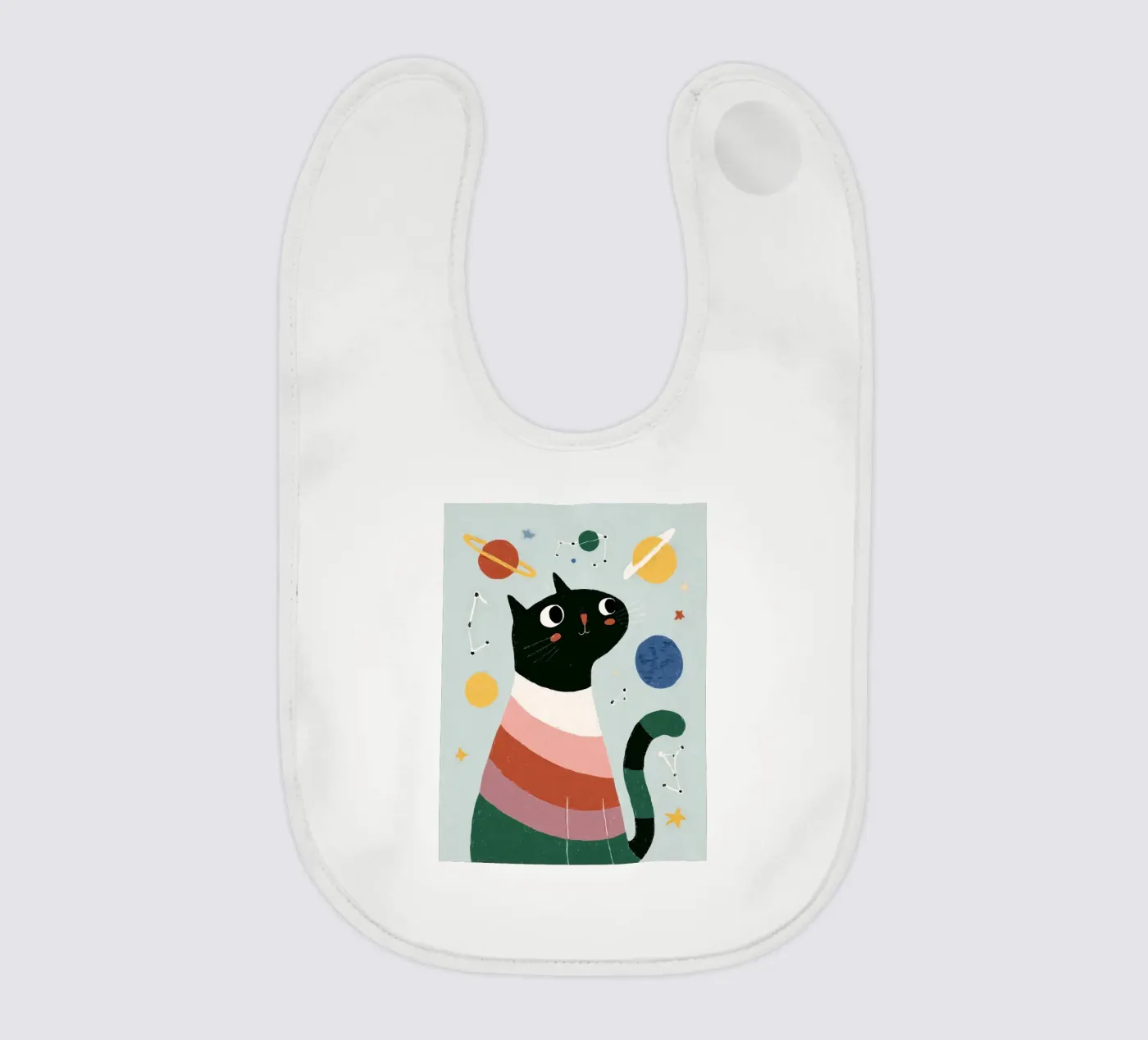 Space Cat Babylätzchen von Lilo