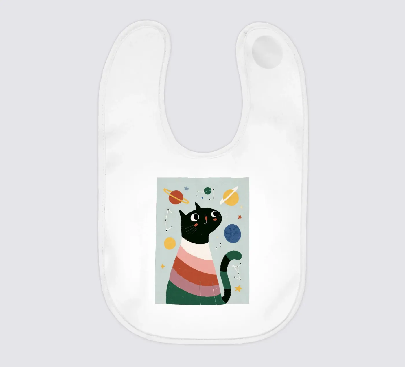 Space Cat Babylätzchen von Lilo