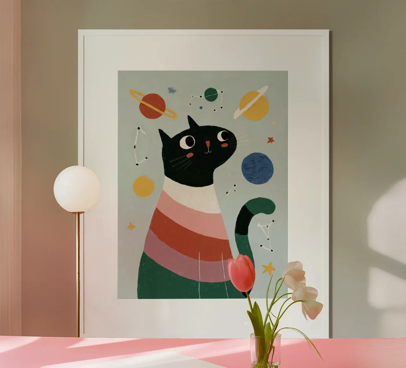 Space Cat poster by Lilo