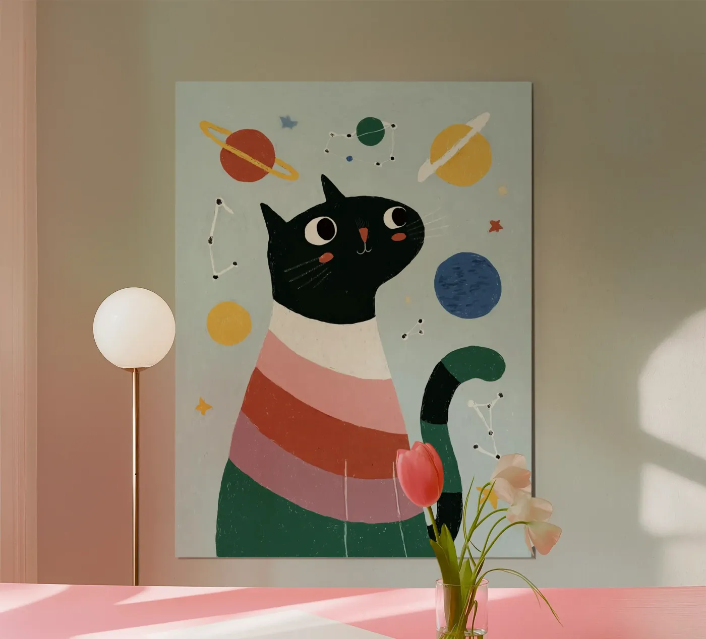 Space Cat poster by Lilo