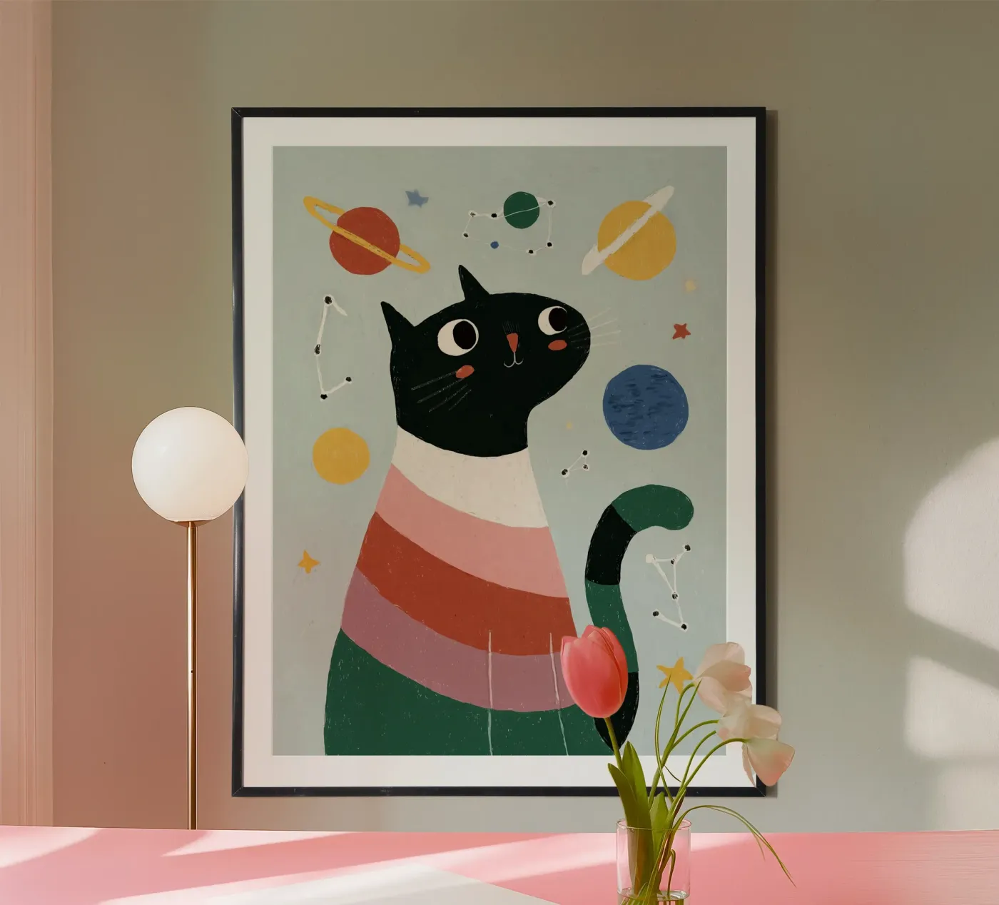 Space Cat poster by Lilo