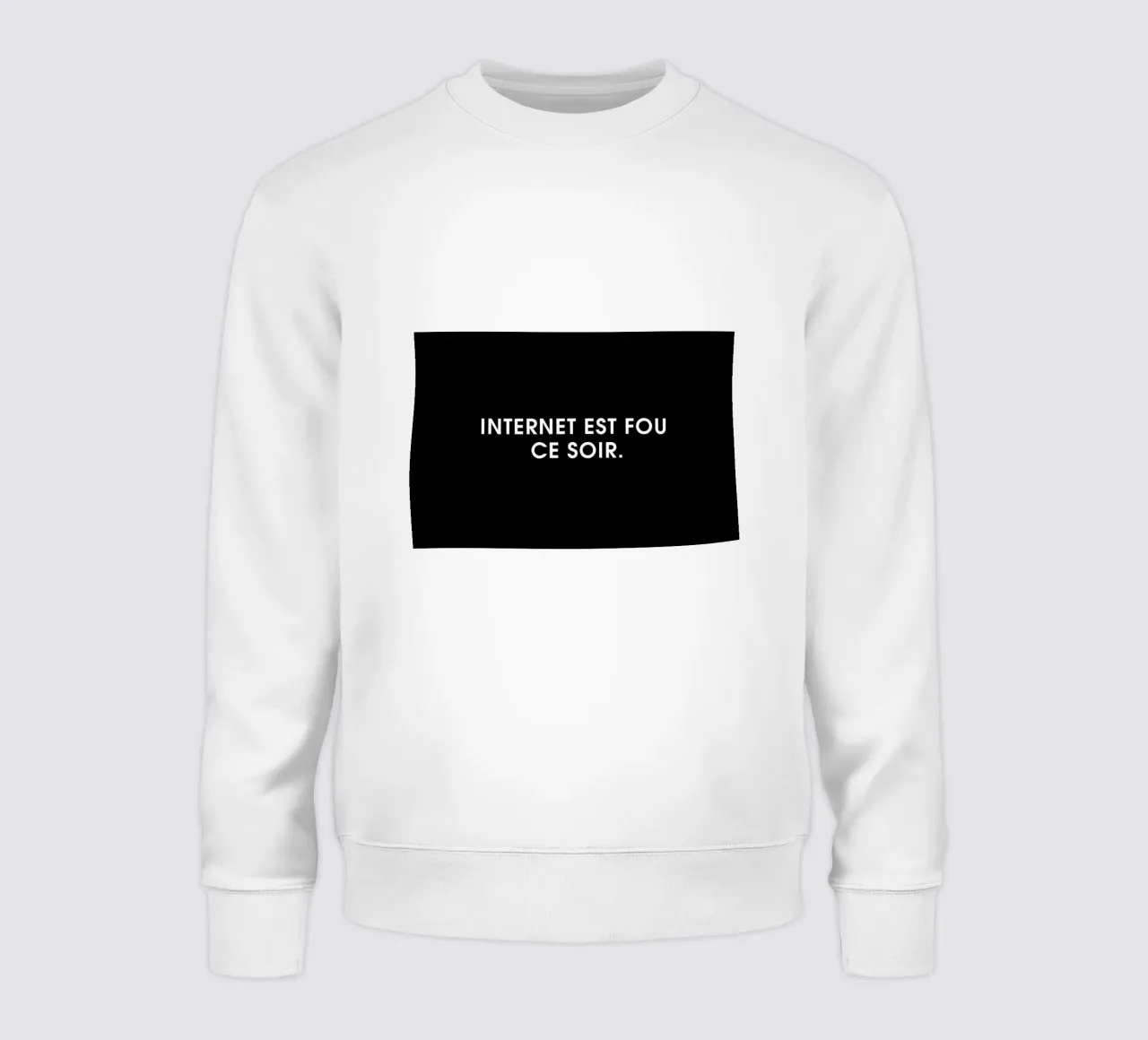 Internet est fou ce soir - Black felpa da Intertitres