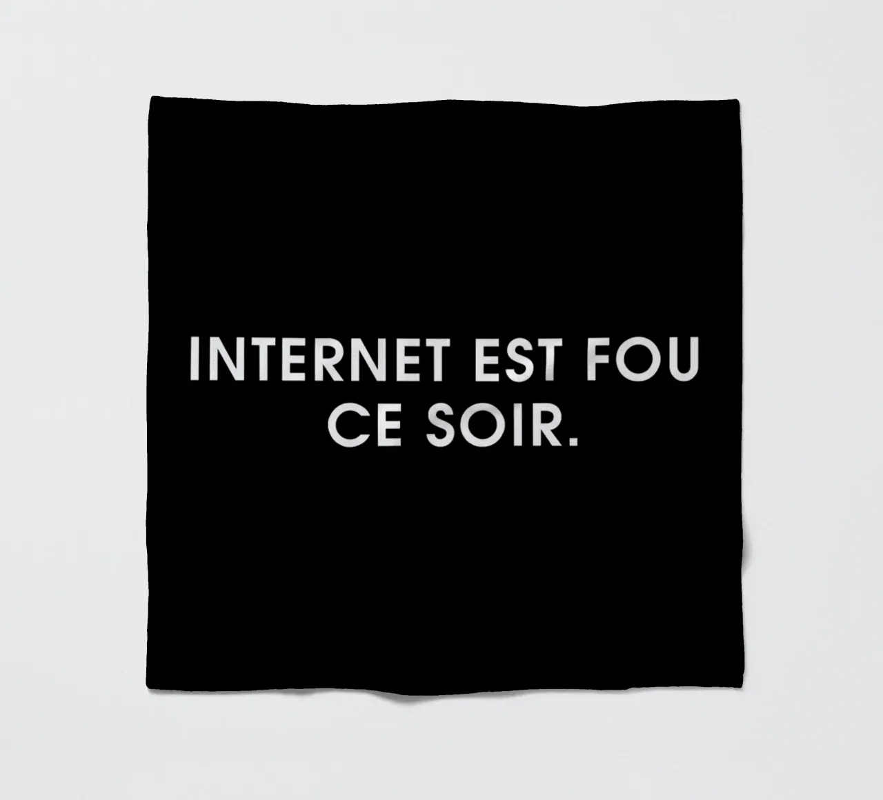 Internet est fou ce soir - Black coperta in pile da Intertitres