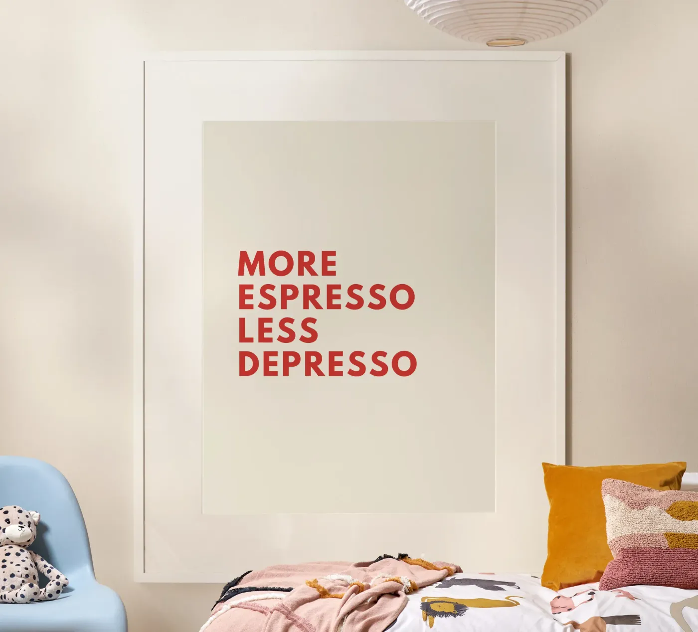 MORE ESPRESSO -RED poster da Melisastudio