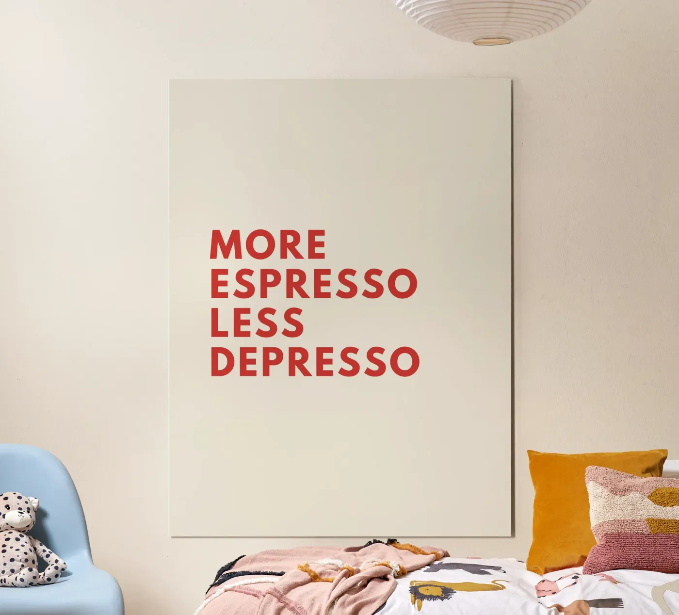 MORE ESPRESSO -RED poster da Melisastudio