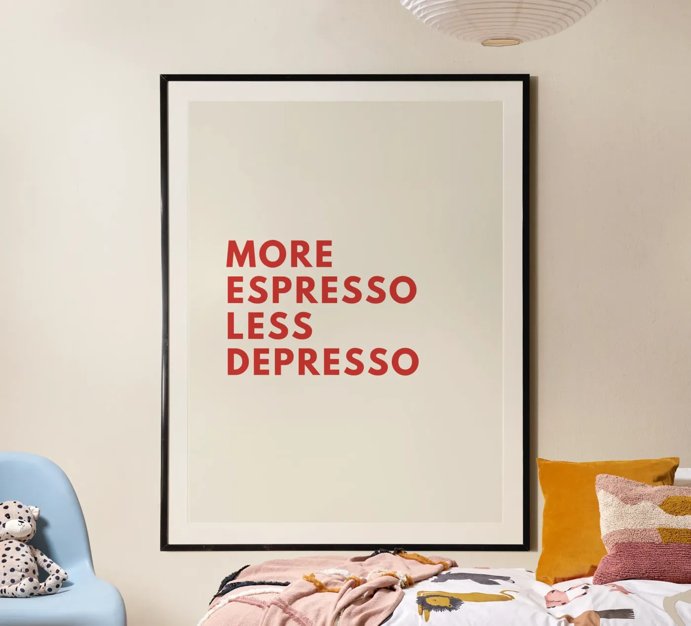 MORE ESPRESSO -RED poster da Melisastudio